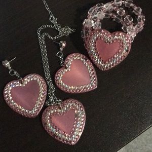 Tarina Tarantino  Pink hearts set